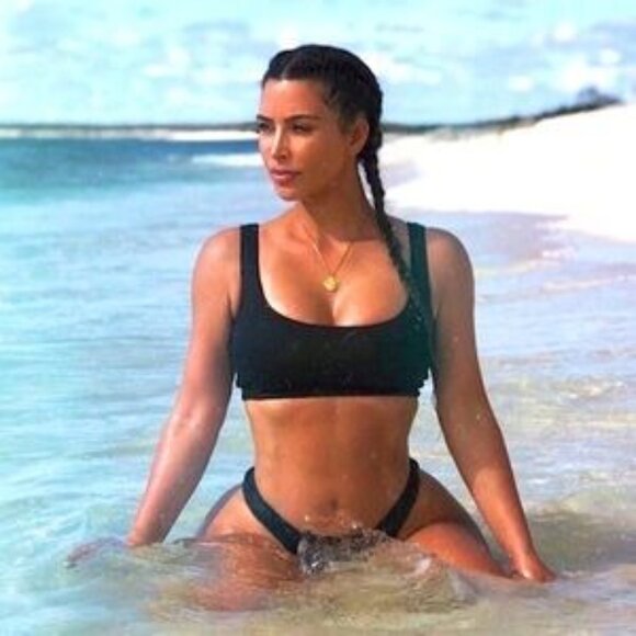 SKIMS Other - LIKE NEW! SKIMS Recycled Signature Swim Tank Bikini Top Size Large